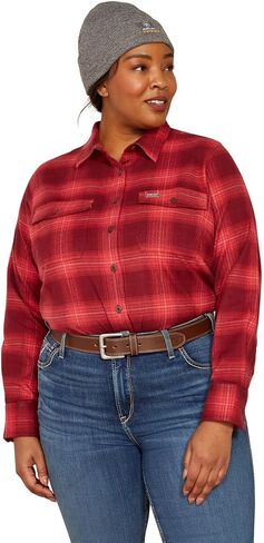 ARIAT Women's Rebar Flannel Durastretch Work Shirt in Saudi Arabia