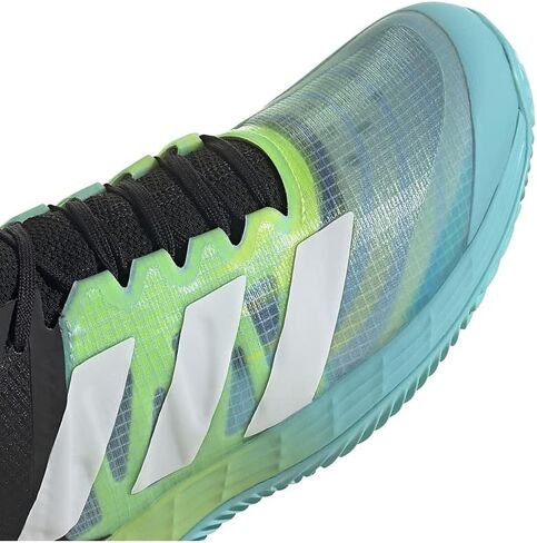 adidas Adizero Ubersonic 4 Crystal White/Impact Orange/Semi Pulse Lilac 10 B (M) in Saudi Arabia