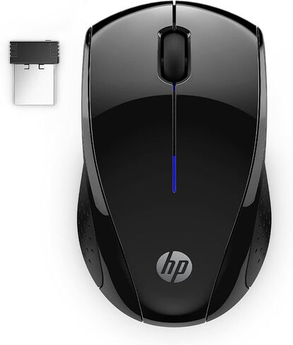 HP X3000 G3 Wireless Mouse Silver, up to 15-Month Battery,Scroll Wheel, Side Grips for Control, Travel-Friendly, Blue LED, Powerful 1600 DPI Optical Sensor, Win XP,8, 11 Compatible (683N9AA#ABL) in Kuwait
