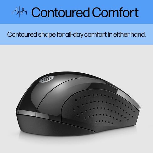 HP X3000 G3 Wireless Mouse Silver, up to 15-Month Battery,Scroll Wheel, Side Grips for Control, Travel-Friendly, Blue LED, Powerful 1600 DPI Optical Sensor, Win XP,8, 11 Compatible (683N9AA#ABL) in Kuwait