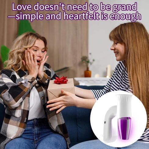 2pcs Wall Fragrance Plug in with Night Light, Compatible with Bath and Body Works Wallflowers, Rotatable Plug in Diffuser, Stylish Essential Oil Diffuser for a Cozy Home Office (White) in Saudi Arabia