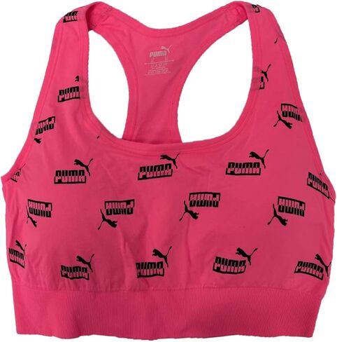 PUMA Women's Seamless Two Tone Print Sports Bra in Saudi Arabia