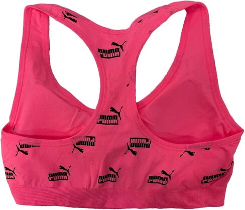 PUMA Women's Seamless Two Tone Print Sports Bra in Saudi Arabia