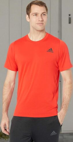 adidas Men's FreeLift Sport Prime Lite Weightlifting Tee, Active Red, Medium in Saudi Arabia