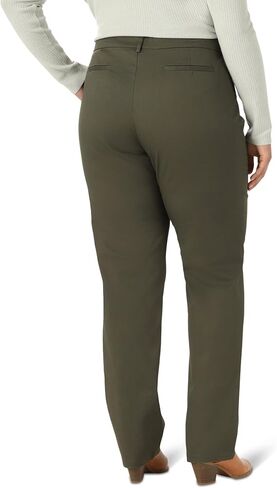 Lee Women's Plus Size Wrinkle Free Relaxed Fit Straight Leg Pant in Saudi Arabia