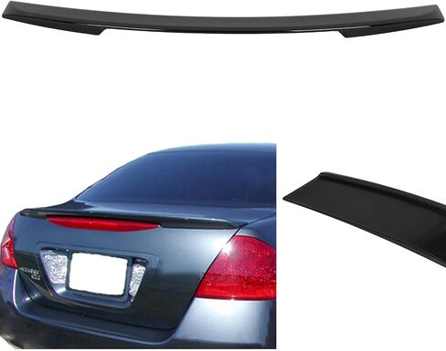 SCITOO ABS Glossy Black Spoiler Wing Fits for 2006-2007 for Honda for Accord 1PC Rear Trunk Spoiler Wing in Saudi Arabia