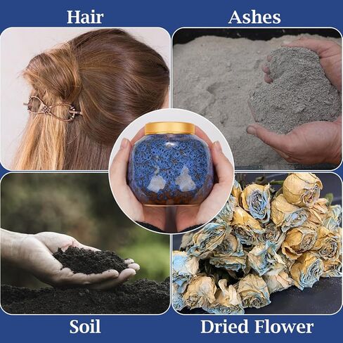 Dletay Small Urns for Human Ashes Keepsake Ceramic Mini Cremation Urns for Human Ashes Memorial Small Urn for Ashes Funeral Keepsake White Urn in Saudi Arabia