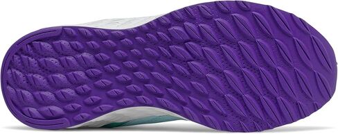 New Balance Kid's Fresh Foam Arishi V2 Lace-Up Running Shoe, Pigment/Pink Glo/Citra Yellow, 5 M US Big Kid (8-12 Years) in Saudi Arabia