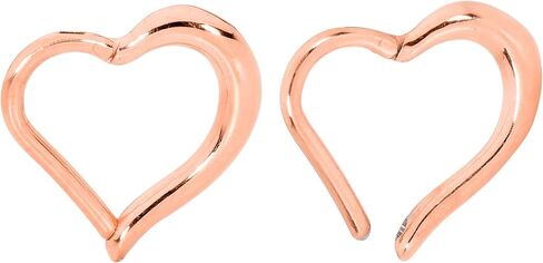 365 Sleepers 316L Surgical Steel Hypoallergenic 16g Love Heart Septum Jewelry مفصلي حلقة خاتم الجسم ثقب حلقات الشفاه الحلزونية الغضروف من الأقراط in Kuwait