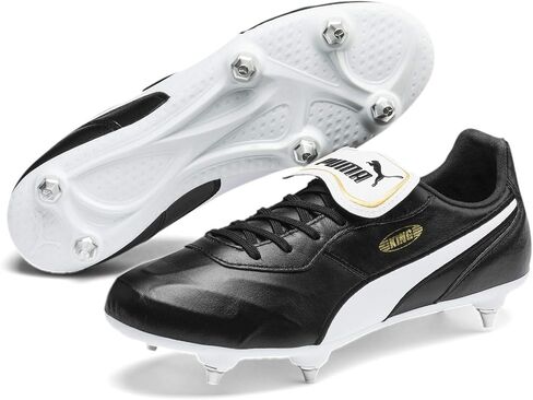 حذاء كرة القدم للجنسين من PUMA King Top Sg, أسود in Saudi Arabia