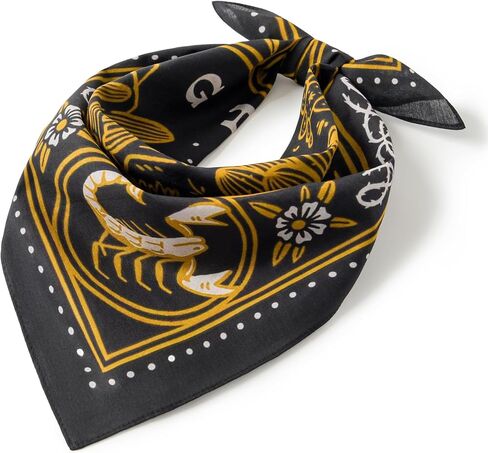 22"x22" Cowboy Hunting Cotton Bandana Multi-Purpose Headbands in Kuwait