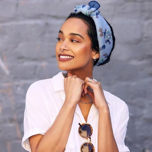 Cotton Like Bandana in Bulk, Head Scarf, Headband, Head wrap, Hair Neck Scarf for Women 22 x 22 inch in Kuwait