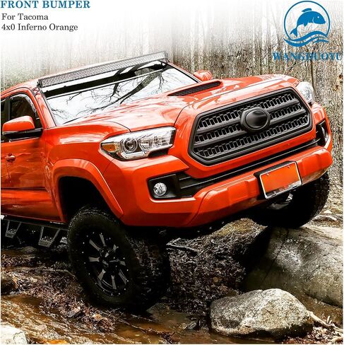 Front Bumper Lower Valance Panel Skid Plate Black Compatible with 2016-2023 Toyota Tacoma - Replaces Part 53911-04210 TO1095205 (Matt black) in Kuwait