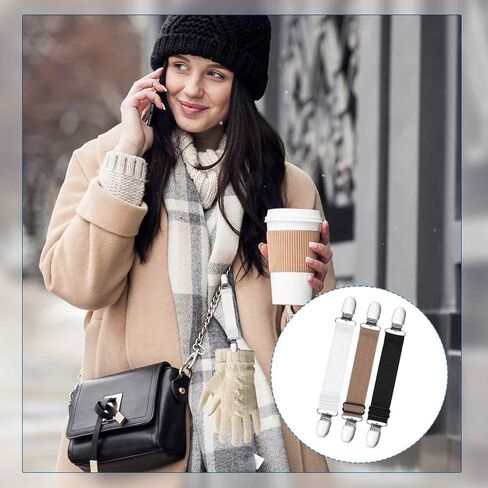6 PCS Cincher Clipl Clips Clips القابلة للتعديل للملابس ، ومرنة الخصر ، مشابك مشدود على مقاطع اللباس اللباس الخلفية مقاطع قميص Cinch لتشديد ملابسك in Saudi Arabia