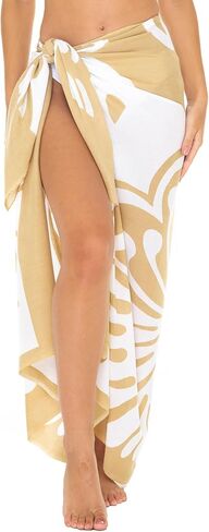 SHU-SHI Sarong Coverups for Women Beach Skirt Butterfly Wrap Swimsuit Long Pareo Cover Up in Saudi Arabia