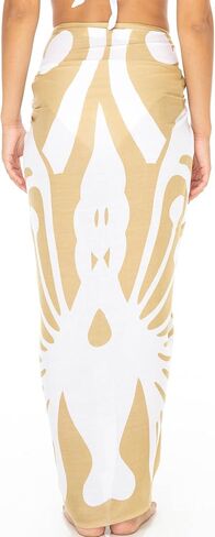 SHU-SHI Sarong Coverups for Women Beach Skirt Butterfly Wrap Swimsuit Long Pareo Cover Up in Saudi Arabia