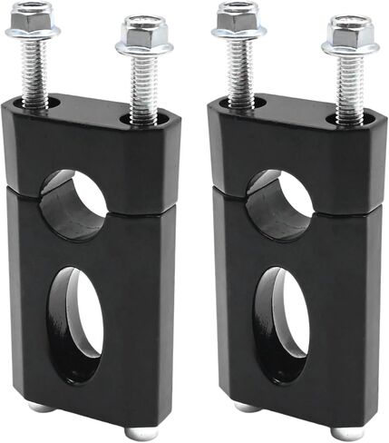 7/8" 22mm Handlebar Mount Clamp Risers, Handlebar Risers, Replacement for Mega Moto 80/105, Replacement for Razor MX650, Replacement for Coleman Bt200x Ct200 Motocycle Dirt Bikes in Saudi Arabia