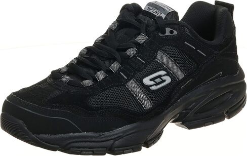 Skechers Sport Men's Vigor 2.0 Trait Memory Foam Sneaker, Brown/Black, 12 M US in Saudi Arabia