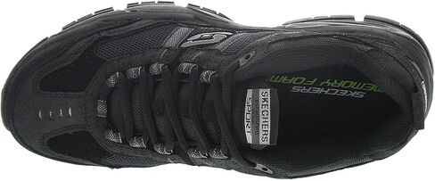 Skechers Sport Men's Vigor 2.0 Trait Memory Foam Sneaker, Brown/Black, 12 M US in Saudi Arabia