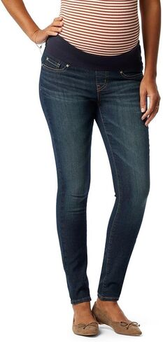 Signature by Levi Strauss & Co. Gold Label Women's Maternity Baby Bump Skinny Jeans, Blue Laguna, X-Large in Saudi Arabia