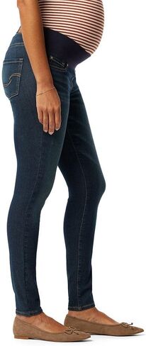Signature by Levi Strauss & Co. Gold Label Women's Maternity Baby Bump Skinny Jeans, Blue Laguna, X-Large in Saudi Arabia