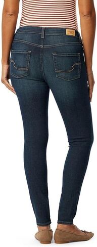 Signature by Levi Strauss & Co. Gold Label Women's Maternity Baby Bump Skinny Jeans, Blue Laguna, X-Large in Saudi Arabia
