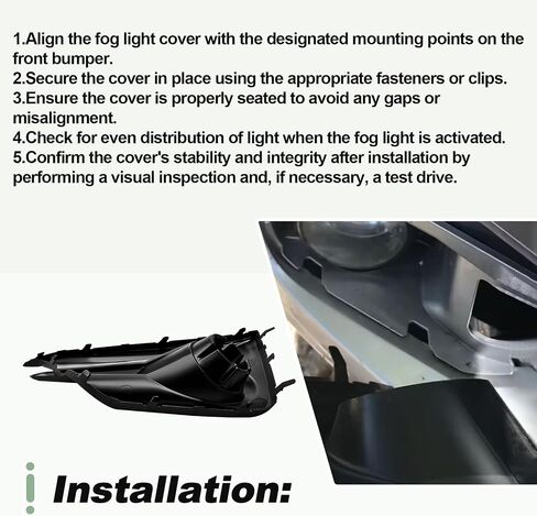 Front Bumper Fog Light Cover Compatible with 2017-2019 Subaru Impreza Replace 57731FL20A (Passenger Side) in Kuwait