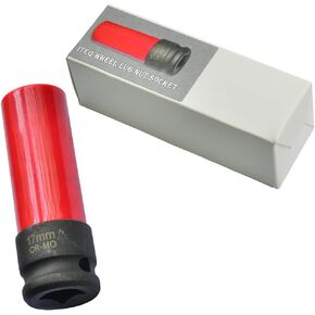 Protective Wheel Lug Nut Socket for Mercedes Benz with 17mm Convex, Flower Head Lug Nut Socket