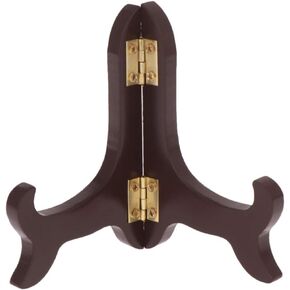 BESPORTBLE Plate Holder Plate Display Tea Cake Rack Display Stand Wood Easel Dish Holder