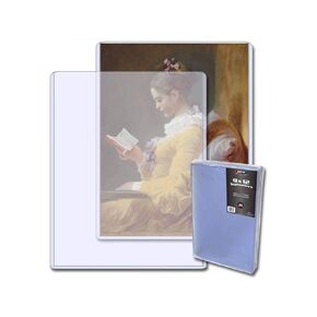 BCW Supplies 9x12 Toploaders - 20-Pack Clear PVC Rigid Protectors
