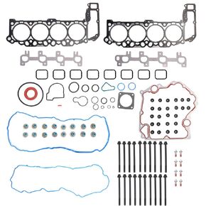 Full MLS Engine Head Gasket Set with Bolts, HS26157PT, CS26157, ES71129, Cylinder Gasket Kit, for Dodge Ram 1500/Dakota/Durango 2000-2003, For Jeep Grand Cherokee 1999-2003, 4.7L V8 SOHC Vin Code: N J