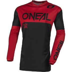 O'Neal mens Element Racewear V.23 Jersey Shirt, Black/Red, Small US