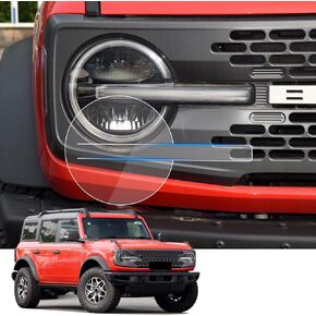 Car Headlight Protection Film for Ford Bronco 2021 2022 2023 2024 6th gen Auto Accessories Lucency Vinyl Exterior Decoration Self Adhesive Sheet Sticker Cover Tint Tail Light