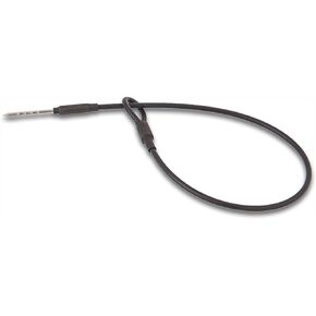 100 Security Lanyard Wire Loop to Pin Black for Mini Tag EAS Loss Prevention Antishoplifting Systems