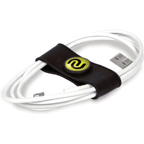 Snap-in Cord Organizer for Earbuds, Charging Cables, and Auxiliary Cords - Compatible with Lightning Cables and USB Chargers - Silicone (4-Pack)