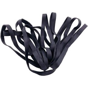 10Pcs Large Thick Elastic Rubber Bands Heavy Duty Natural Rubber Band Cord Strong Durable Wide Wrapping Bands for Home Kitchen Office Supplies File Folders Trash Garbage Can