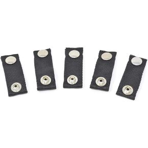 Boat Cover Snap Extender - Black - Extension Size, 1.5" - Built in Finger Loops. Extend The Life of Your Boat top Canvas! 5 Pack