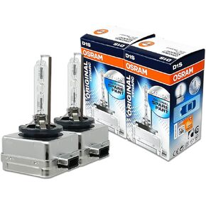 OSRAM XENARC OEM 4300K D1S HID/XENON Headlight bulbs (66144) by ALI - Made in Germany (Pack of 2)