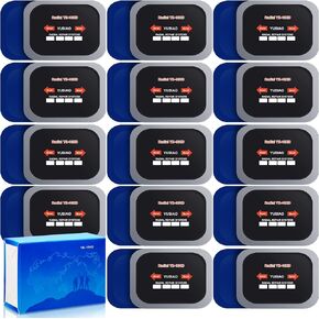 20 Pcs Tire Patch 3.15 x 4.7 Inches Rubber Tire Patches Radial Tire Repair Patch Tire Plug Kit Emergency Repair Tool for Puncture Car Truck Bus Tractor Vehicle