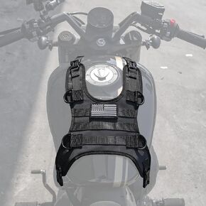 Universal Motorcycle Tank Bag/Bumper Bag Mounting Base - Mount Saddle Bags, Tail Bags, Seat Bags Perfect Motorcycle Accessory