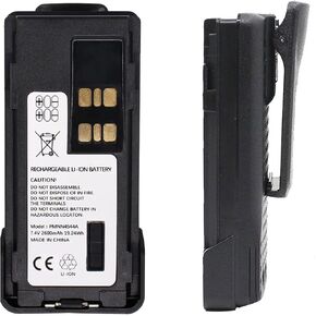 Purzest 7.4V 2600mAh PMNN4409AR بطارية راديو بديلة ثنائية الاتجاه لموتورولا XPR7350 XPR7580 XPR7550 XPR3300 APX4000 APX1000 XPR3300 XPR3500 XPR7550 XPR7580 XPR7350 DP4400 PMNN4448 in Kuwait