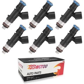Fuel Injectors set of 6 Compatible with Ford Mustang Ranger Explorer Compatible with Land Rover LR3 Mercury Mountaineer Compatible with Mazda B400 4.0L V6 0280158055 822-11193 4 Holes