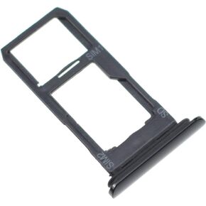 Dual SIM Card Tray for Sony Xperia 5 II SO-52A SIM Card Holder for SO-52A SIM Card Slot Replacement for XQ-AS52 XQ-AS62 Electric Black