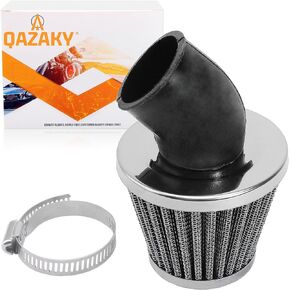 35mm Filter Cleaner 45 Degree Angled Compatible with 50cc 70cc 90cc 110cc 125cc 2-stroke 4-stroke Engine Motorcycle ATV Quad Scooter Gokart Moped Chopper Pit Dirt Pocket Mini Bike 34mm 36mm
