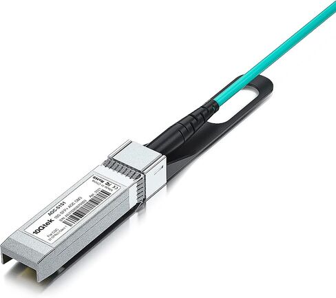 كابل 10G SFP+ AOC - 10GbE SFP+ إلى SFP+ كابل ألياف بصرية نشط، مجموعات ألياف OM3 MMF مباشرة مع موصلات SFP+ لـ Ubiquiti UniFi UACC-AOC-SFP10-20M، 20 متر in Saudi Arabia