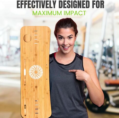 Bamboo Treadmill Desk Attachment | Durable & Ergonomic Curved Design | Adjustable Straps, Cup Holder, Non-Slip Grips, Air Vent, Microfiber Towel w/Hangers | Color Packaging in Saudi Arabia