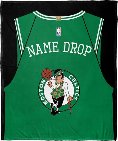 بطانية Northwest NBA Boston Celtics ذات اللمسة الحريرية الشخصية، 50 بوصة × 60 بوصة، جيرسي (236) in Saudi Arabia