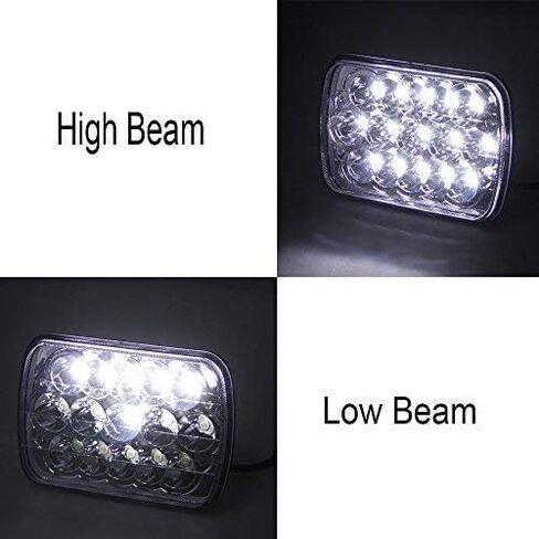 Compatible With Chevy Express Cargo Van 1500 2500 3500 Truck Lights 7''x6 6x7 Inch Super Bright High Low Beam Headlight Pair in Kuwait