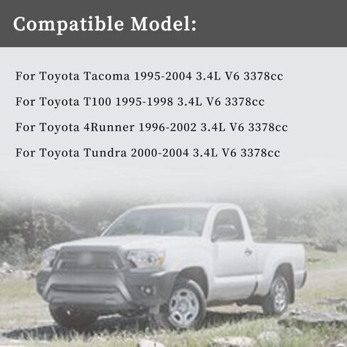 مجموعة حشية غطاء صمام أسطوانة المحرك متوافقة مع Toyota Tacoma 1995-2004 3.4L، T100 1995-1998 3.4L، 4Runner 1996-2002 3.4L، Tundra 2000-2004 3.4L، VC203 VS50422R MS 95899 in Saudi Arabia