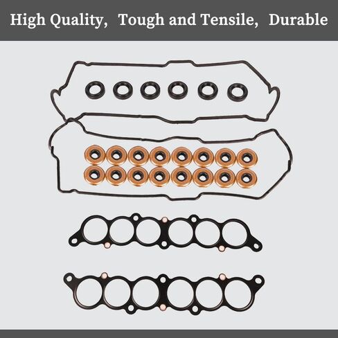 مجموعة حشية غطاء صمام أسطوانة المحرك متوافقة مع Toyota Tacoma 1995-2004 3.4L، T100 1995-1998 3.4L، 4Runner 1996-2002 3.4L، Tundra 2000-2004 3.4L، VC203 VS50422R MS 95899 in Saudi Arabia